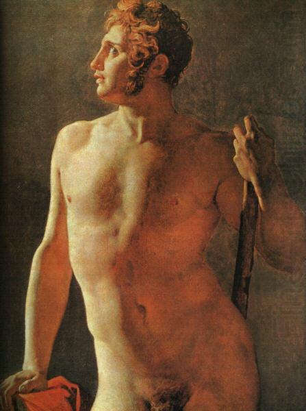 Male Torso, Jean-Auguste Dominique Ingres